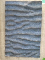 Custom sand wave panel, bronze verdi finish