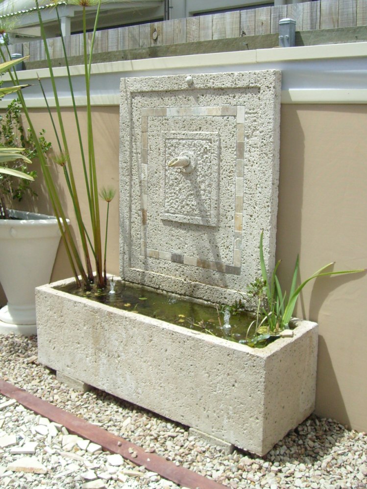potanico contemporary garden water features and wall plaques